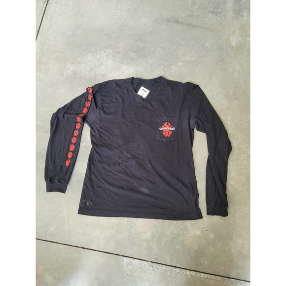 chrome hearts black long sleeve size XL